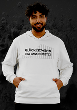 Lade das Bild in den Galerie-Viewer, Glück ist, wenn der Bass einsetzt HOODIE
